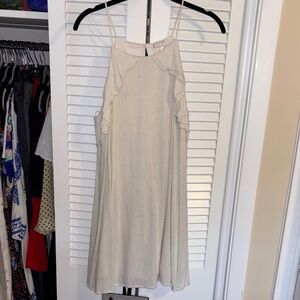 Love Riche Cream Spaghetti Strap Top